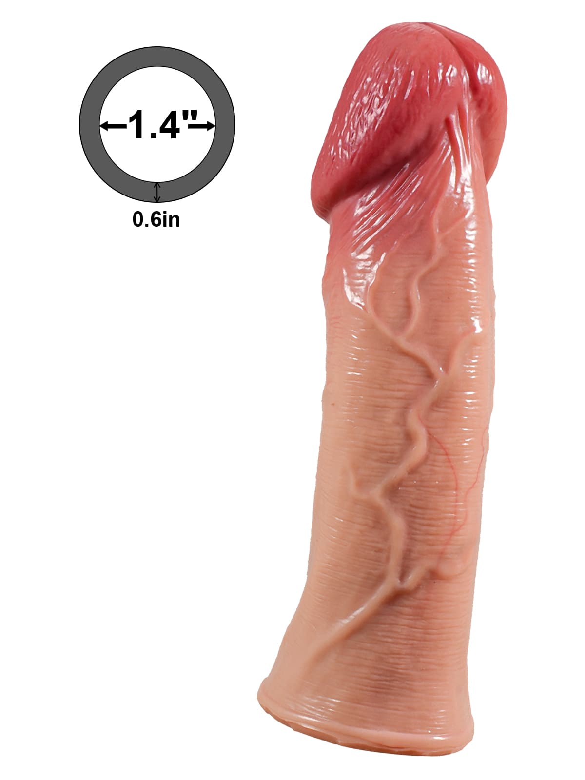Balboa 6.7” x 2” Realistic Life Like Penis Sleeve