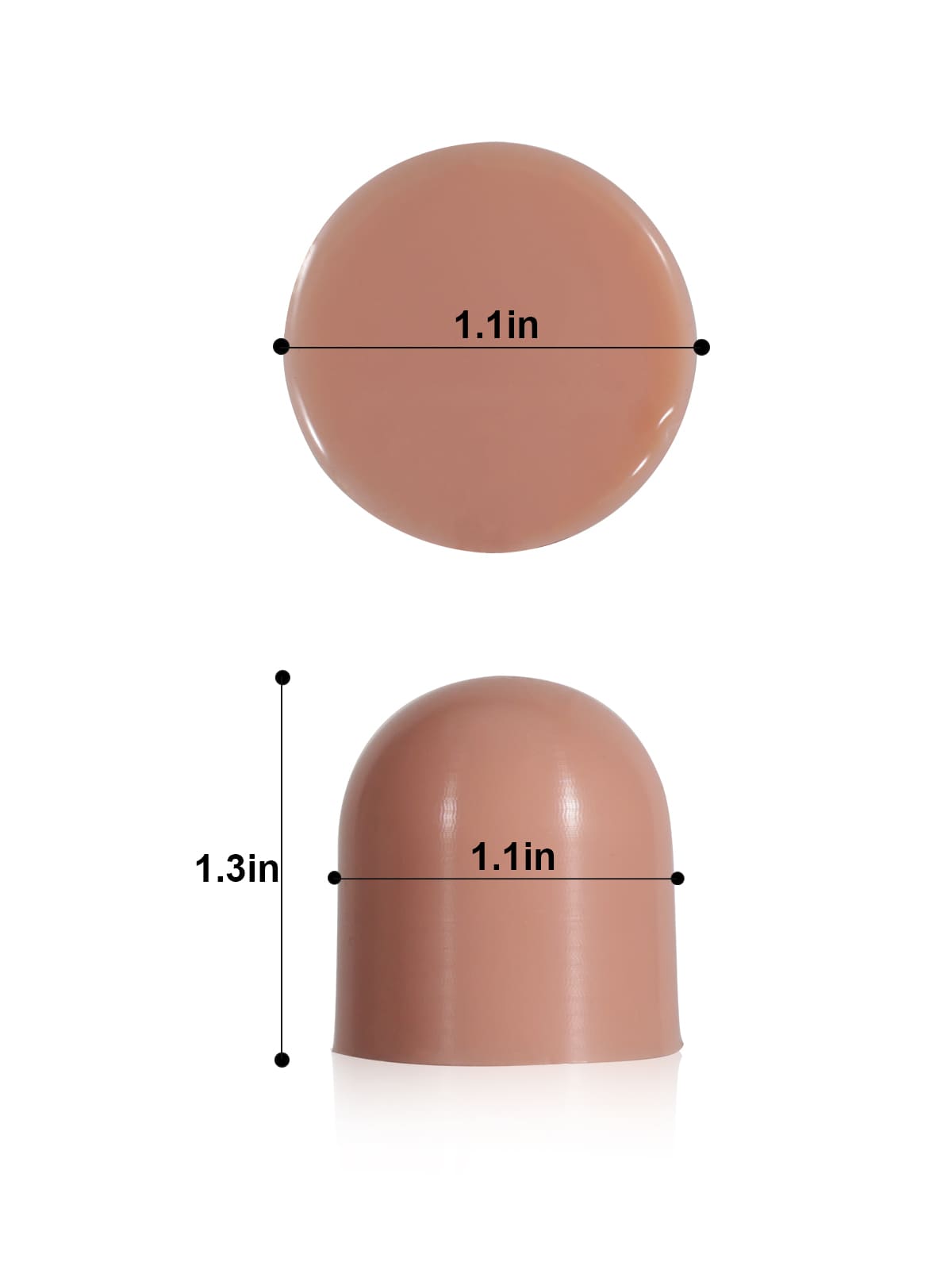 Peter 9” x 2.1” Sliding Skin Realistic Big Cock Sleeve