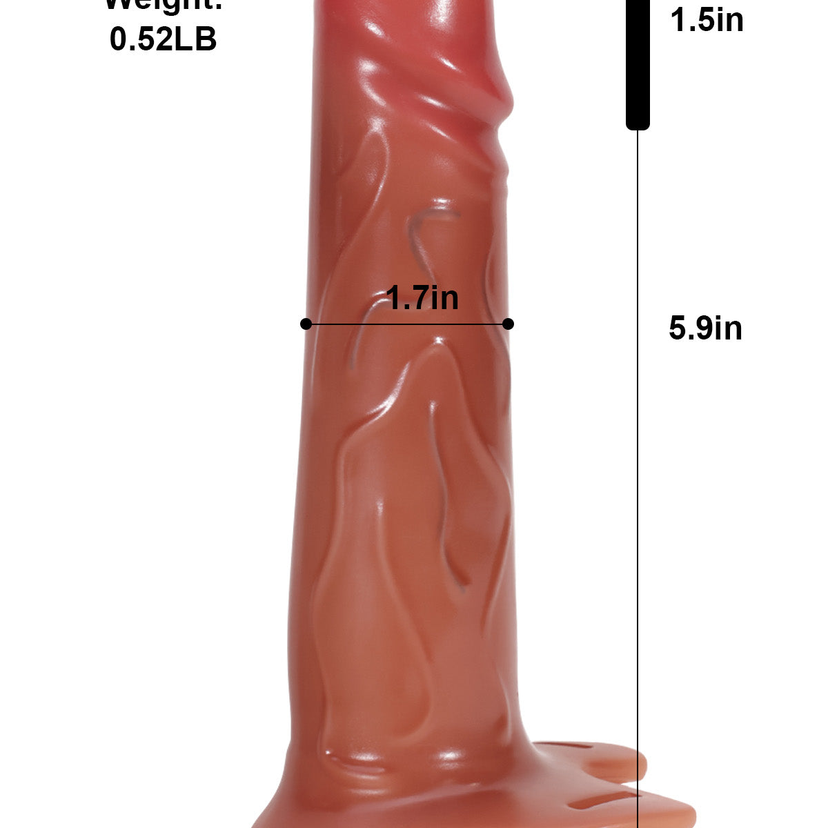 Adam 7.4” x 1.7” Wearable Sliding Skin Penis Sleeve For ED Extender S/M/L Size