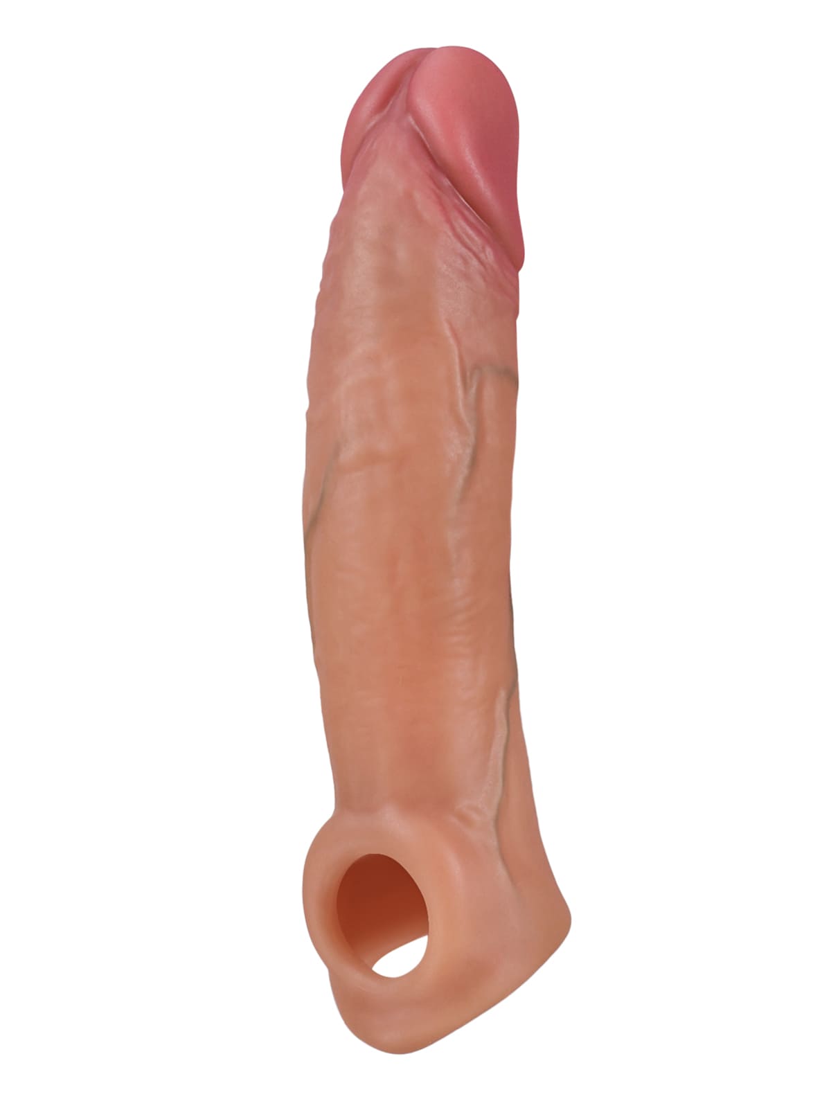Archie 8” x 1.5” Realistic Vibrating Penis Extension Sleeve