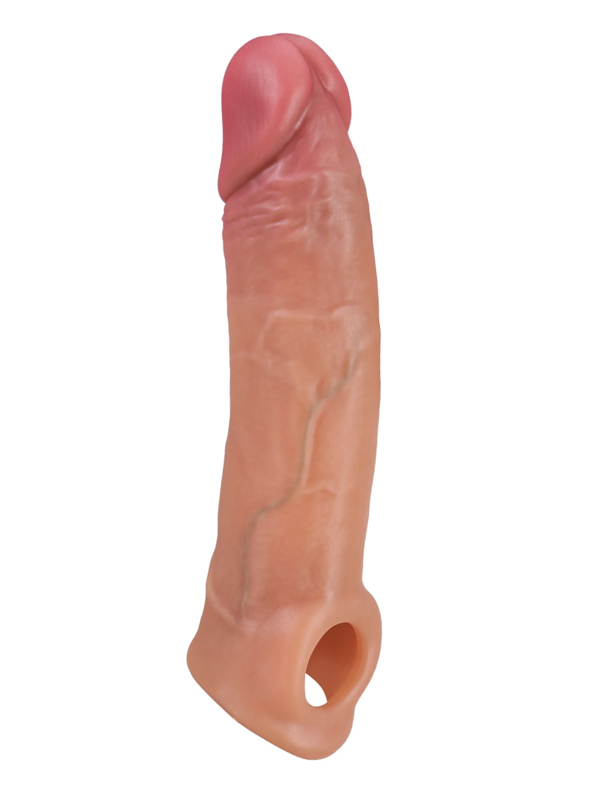 Archie 8” x 1.5” Realistic Vibrating Penis Extension Sleeve