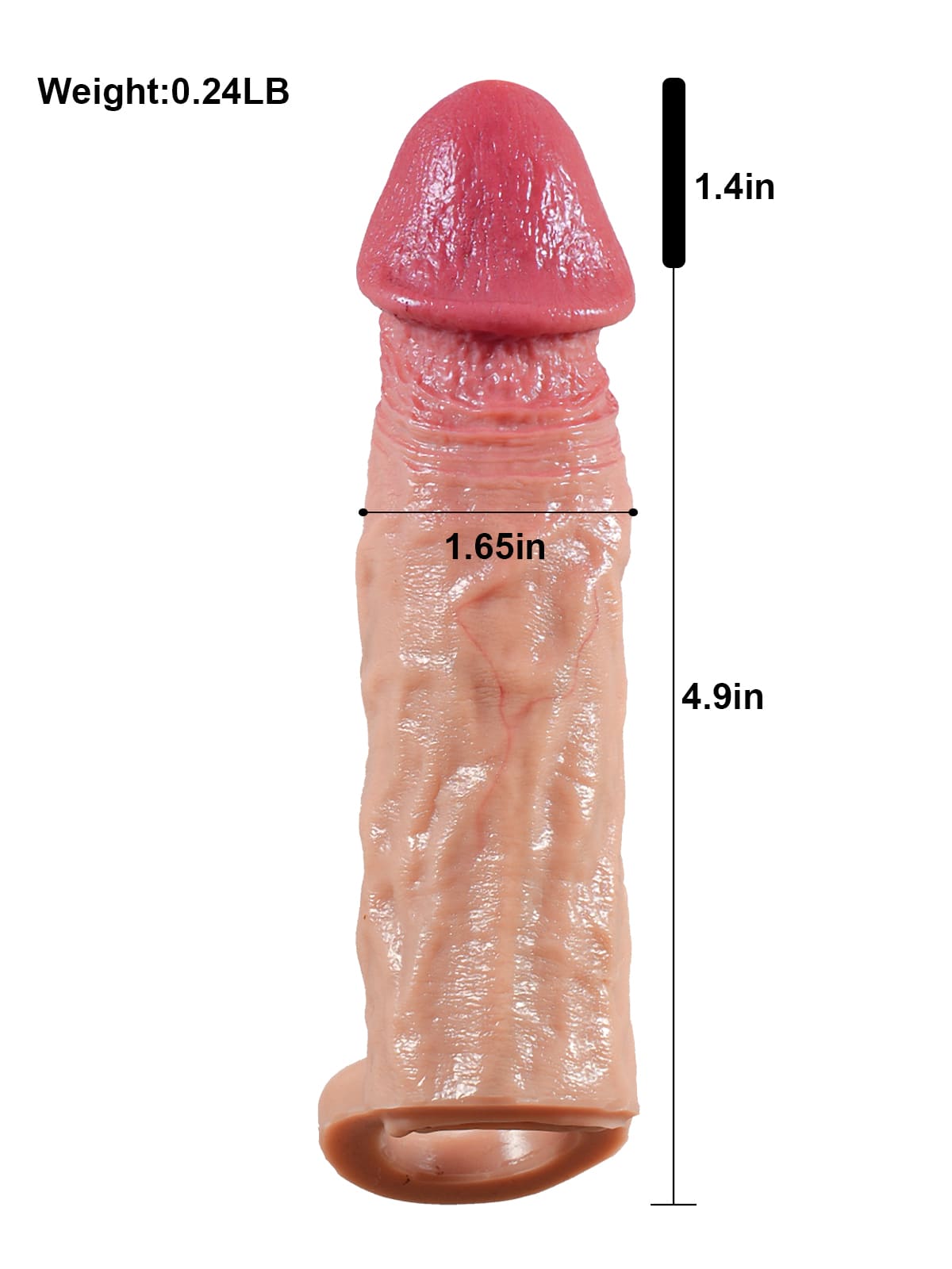 Corona 6.3” x 1.6” Most Realistic Penis Sleeve