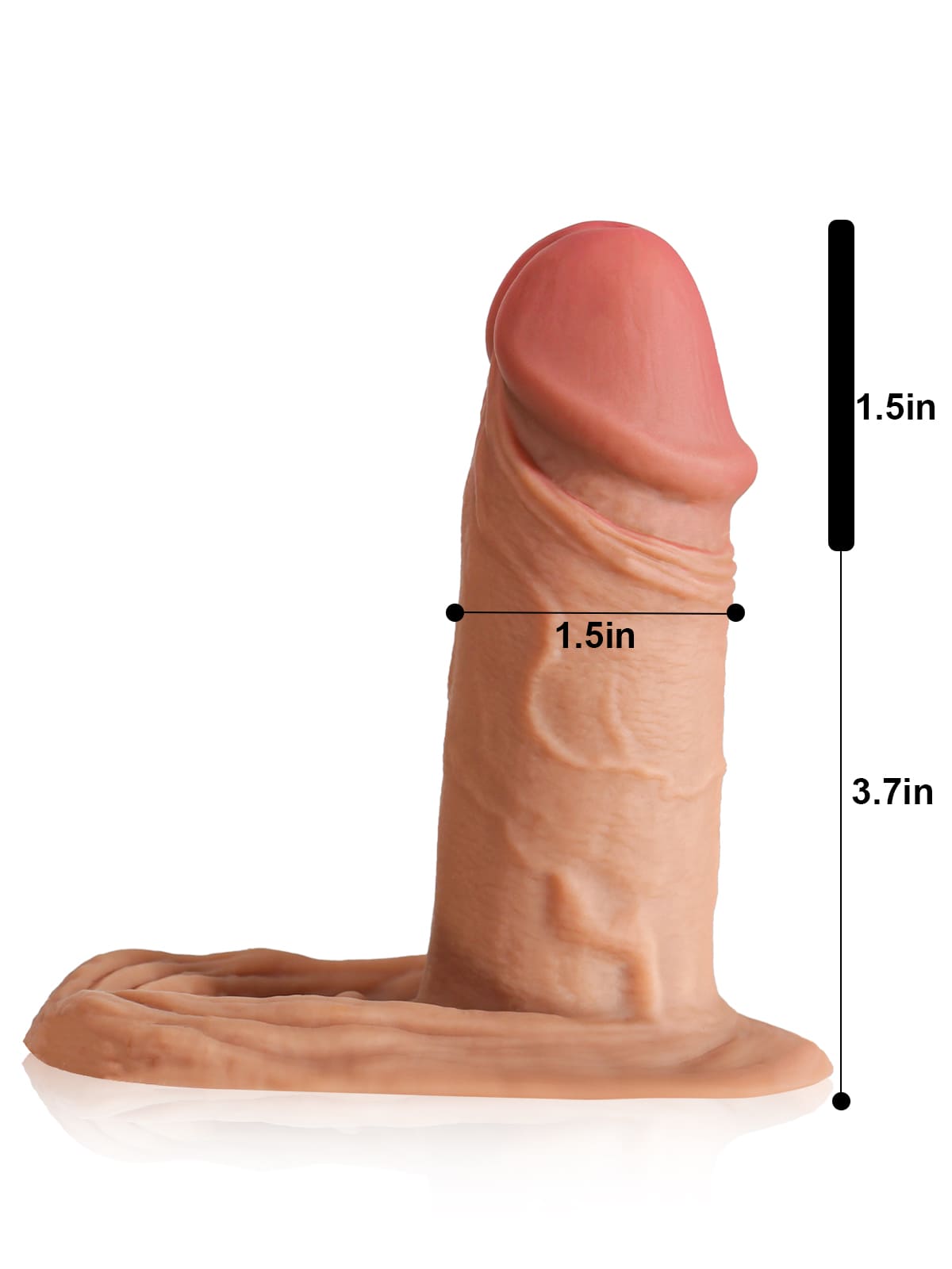 Dave 5.2" x 1.5" M Small High Quality Realistic Penis Sleeve