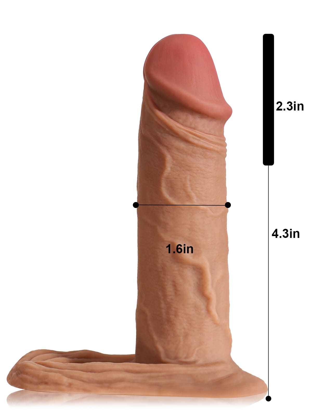 Dave 6.6" x 1.6" L High Quality Realistic Penis Sleeve