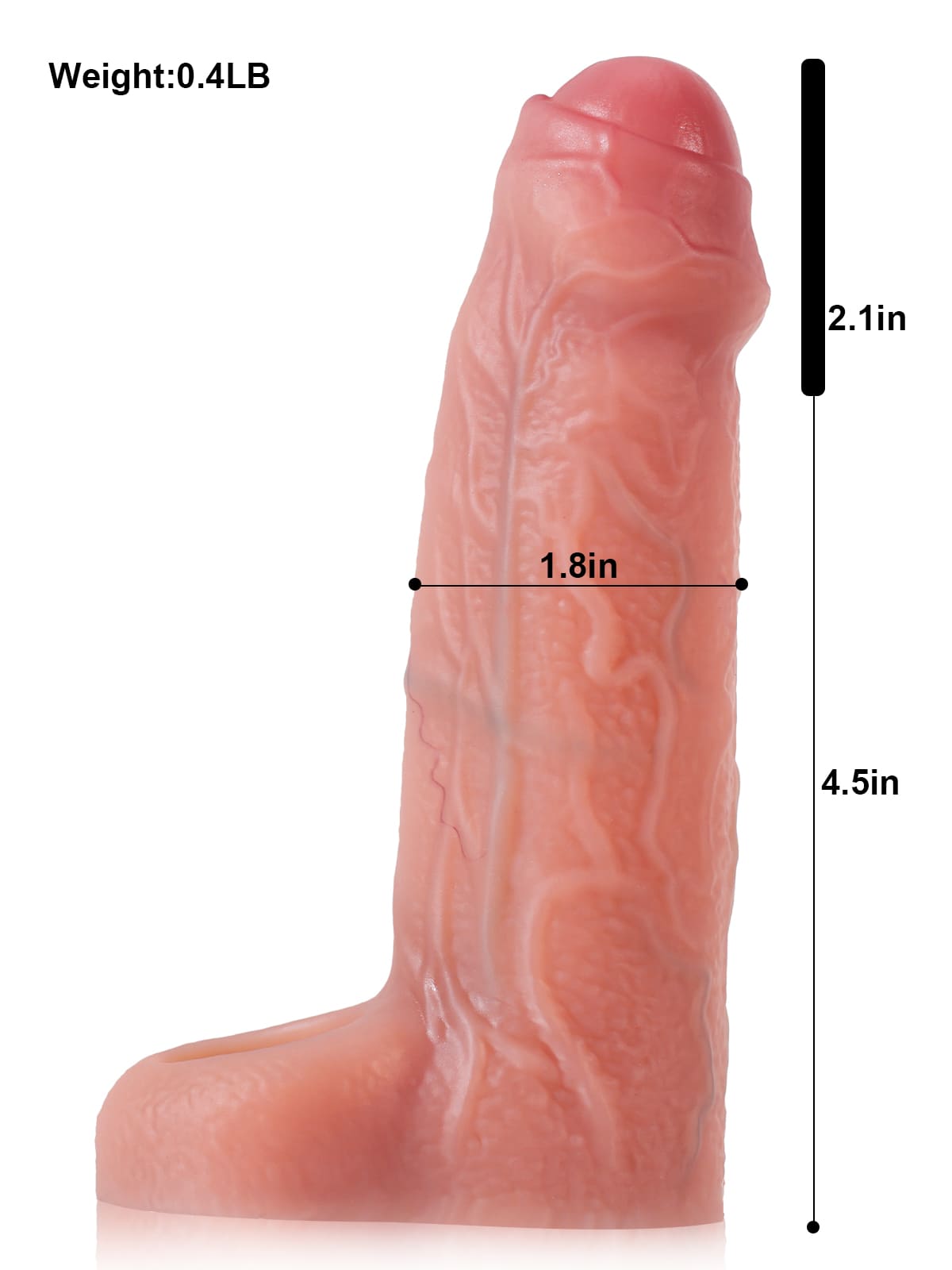 Marcus 6.6" x 1.8" Flesh Fat Penis Extender