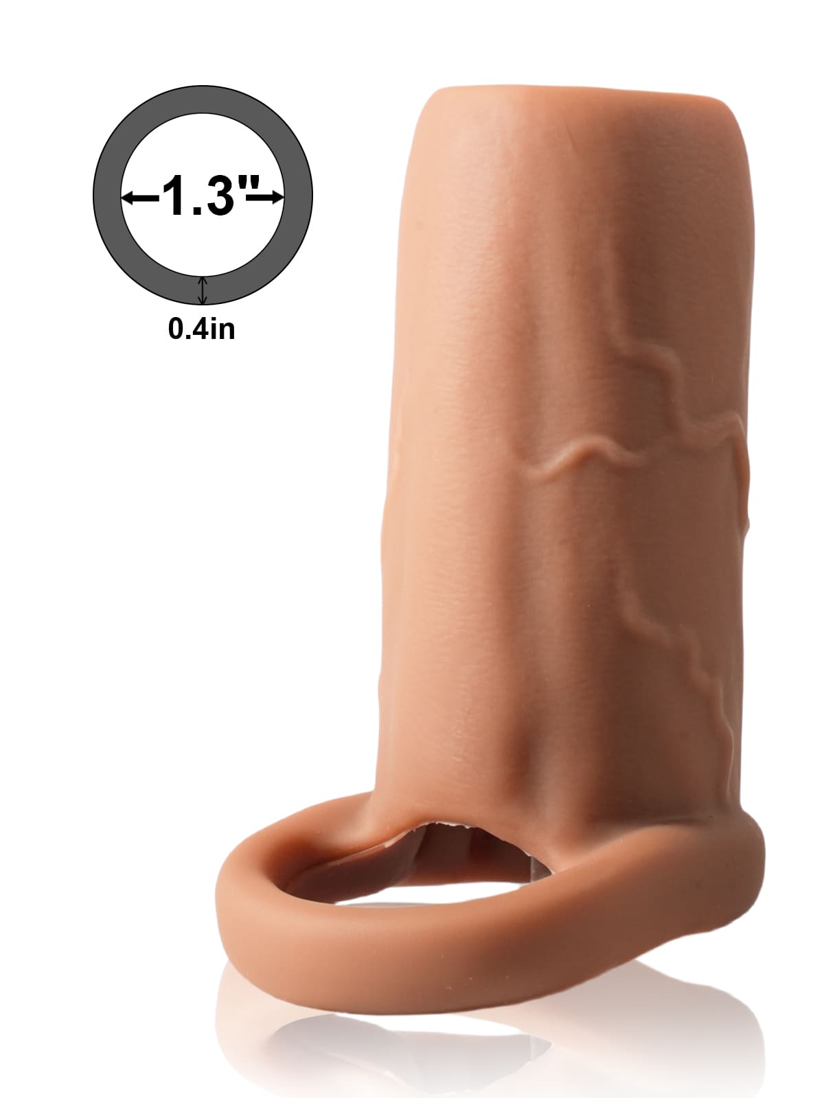 Maui 3.7” x 2”  Silicone Penis Girth Sleeve