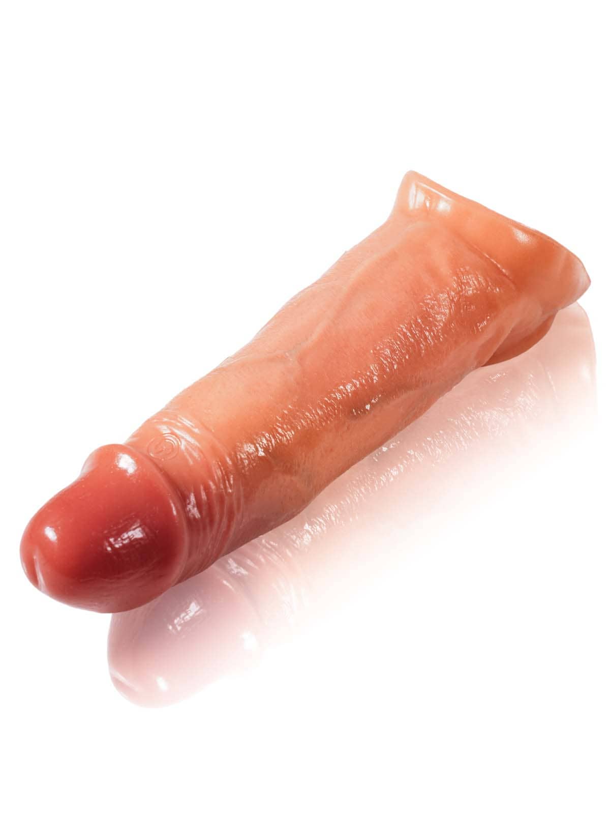 Palm 5.9” x 2” Vibrating Realistic Cock Sleeve