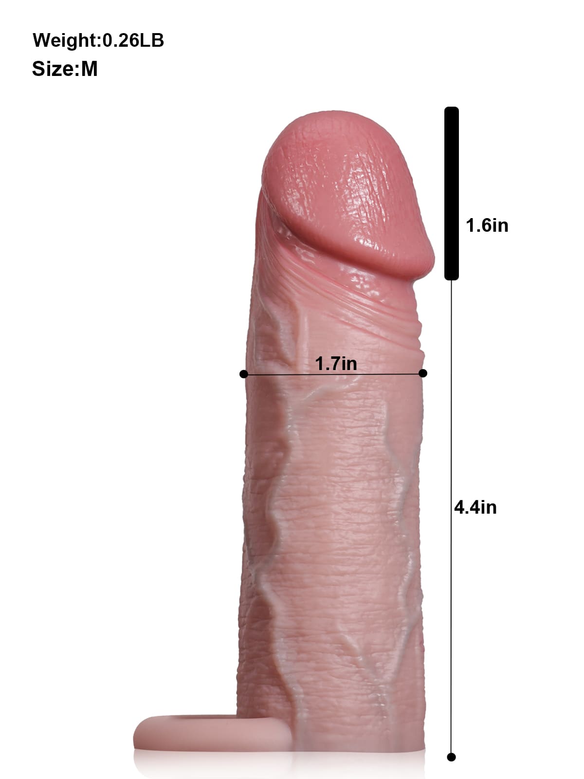 Andrew 6.7” x 2” Most Realistic Extender Sleeve